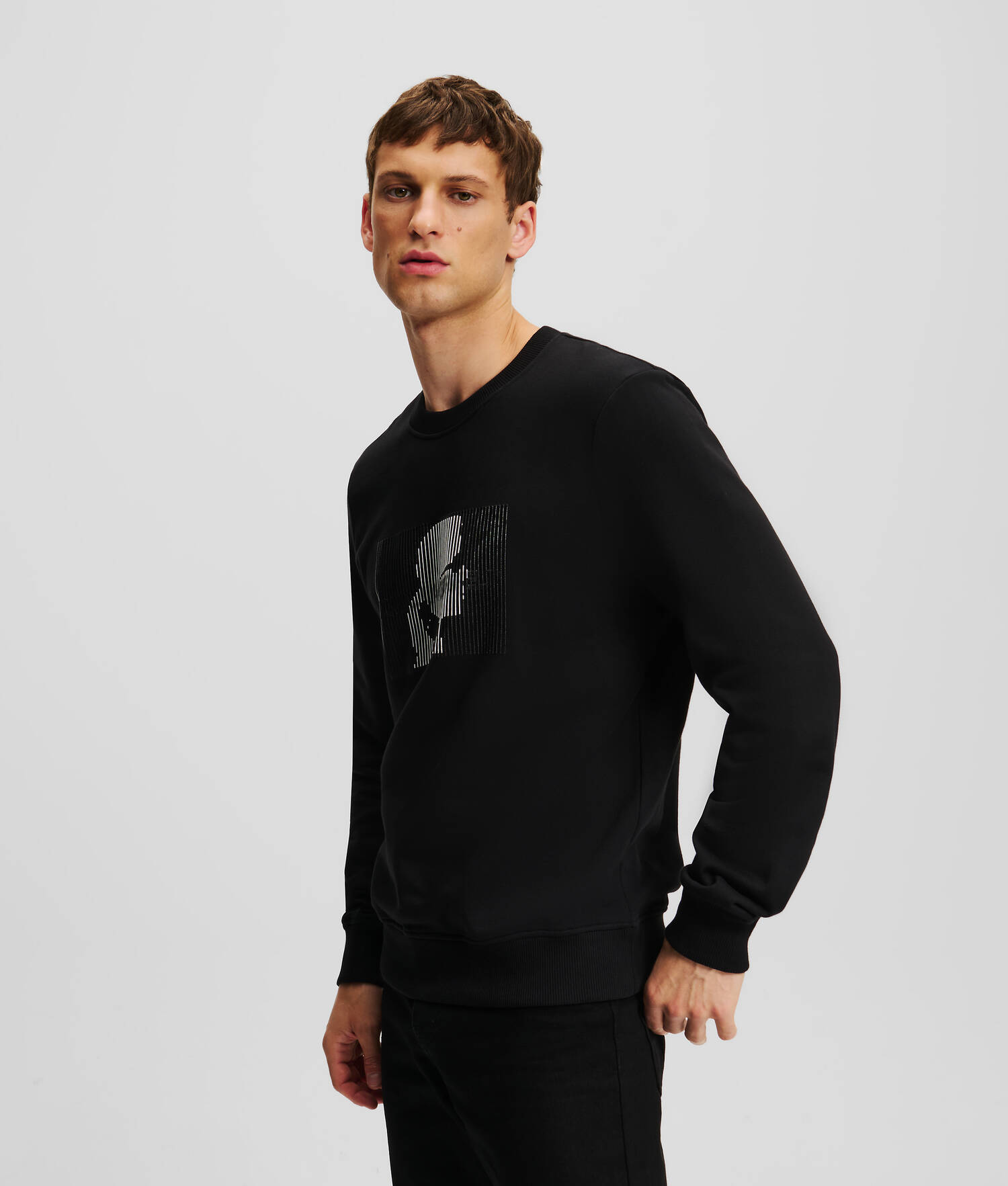 SWEAT-SHIRT À ILLUSION D'OPTIQUE