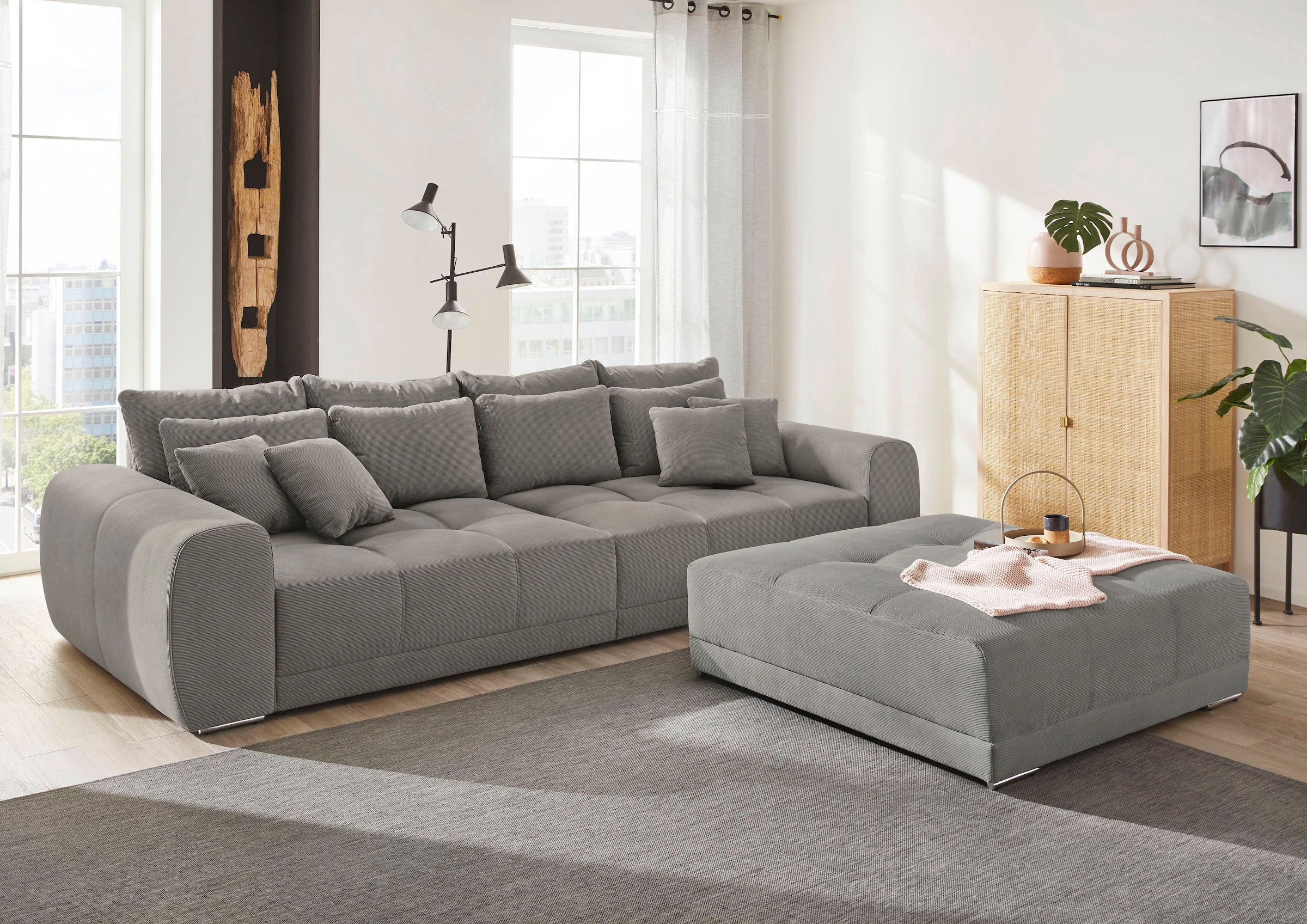 Jockenhöfer Gruppe Hocker »Moldau XXL, B: 120 cm« Mega-Hocker im XXL-Format