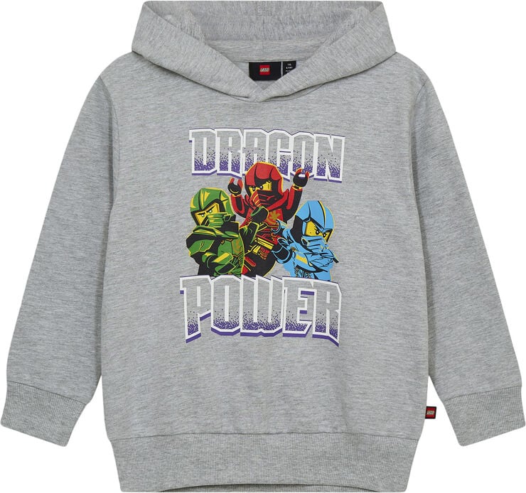 LEGO kidswear-LEGO børnetøj LWSAKU 105 - SWEATSHIRT Grå