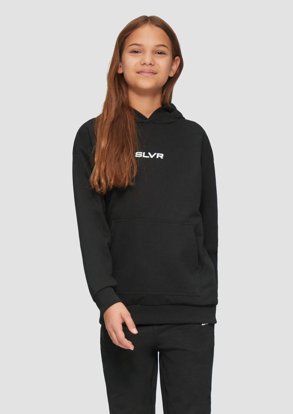 s.Oliver hoodie met tekst zwart