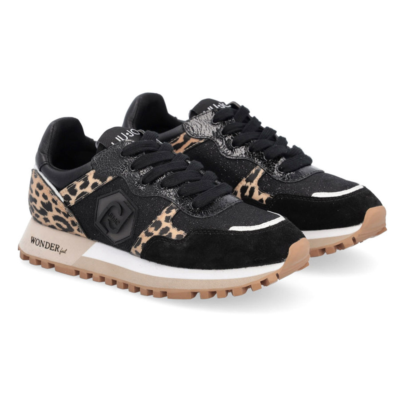 Liu-Jo Sneakers en Wonder noir/léopard