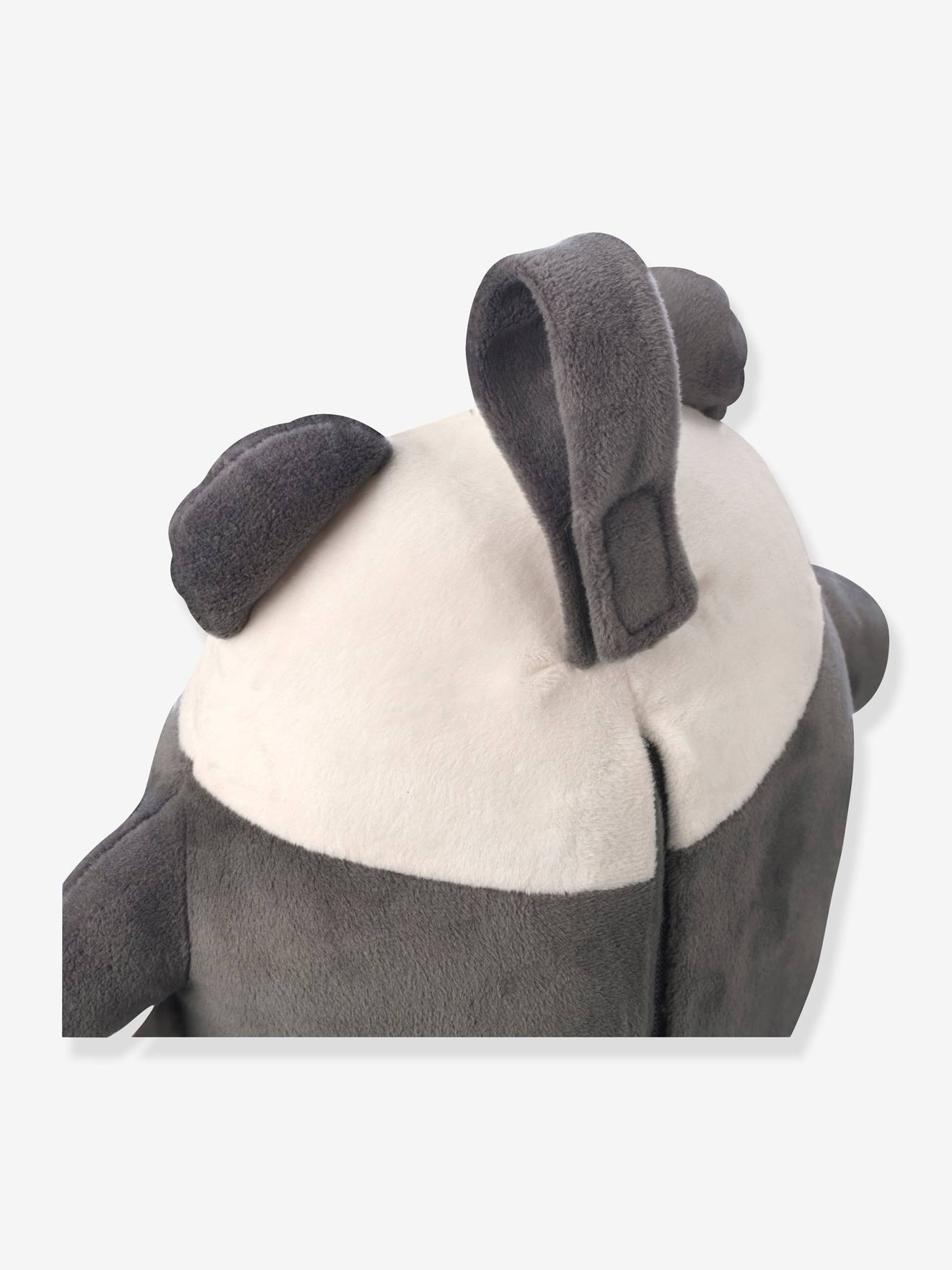 Luminária Noturna de Pelúcia Pippo, o Panda, Tamanho Médio, Preta Lisa com Estampas, TOMMEE TIPPEE