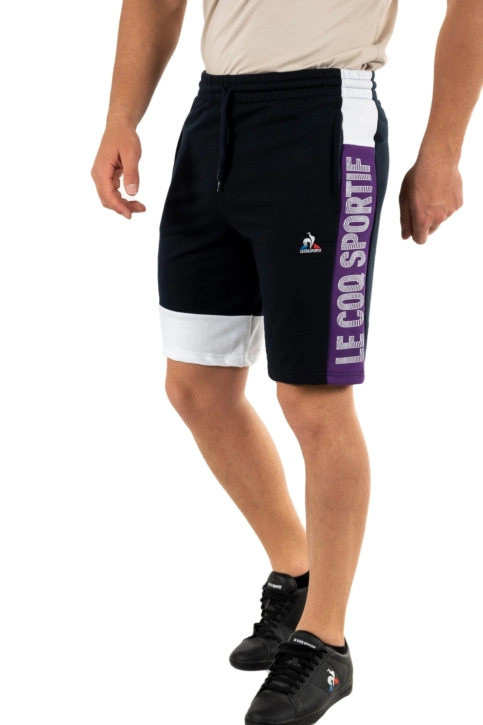 shorts bermudas le coq sportif saison 2 short n°1 m sky captain/new optical white