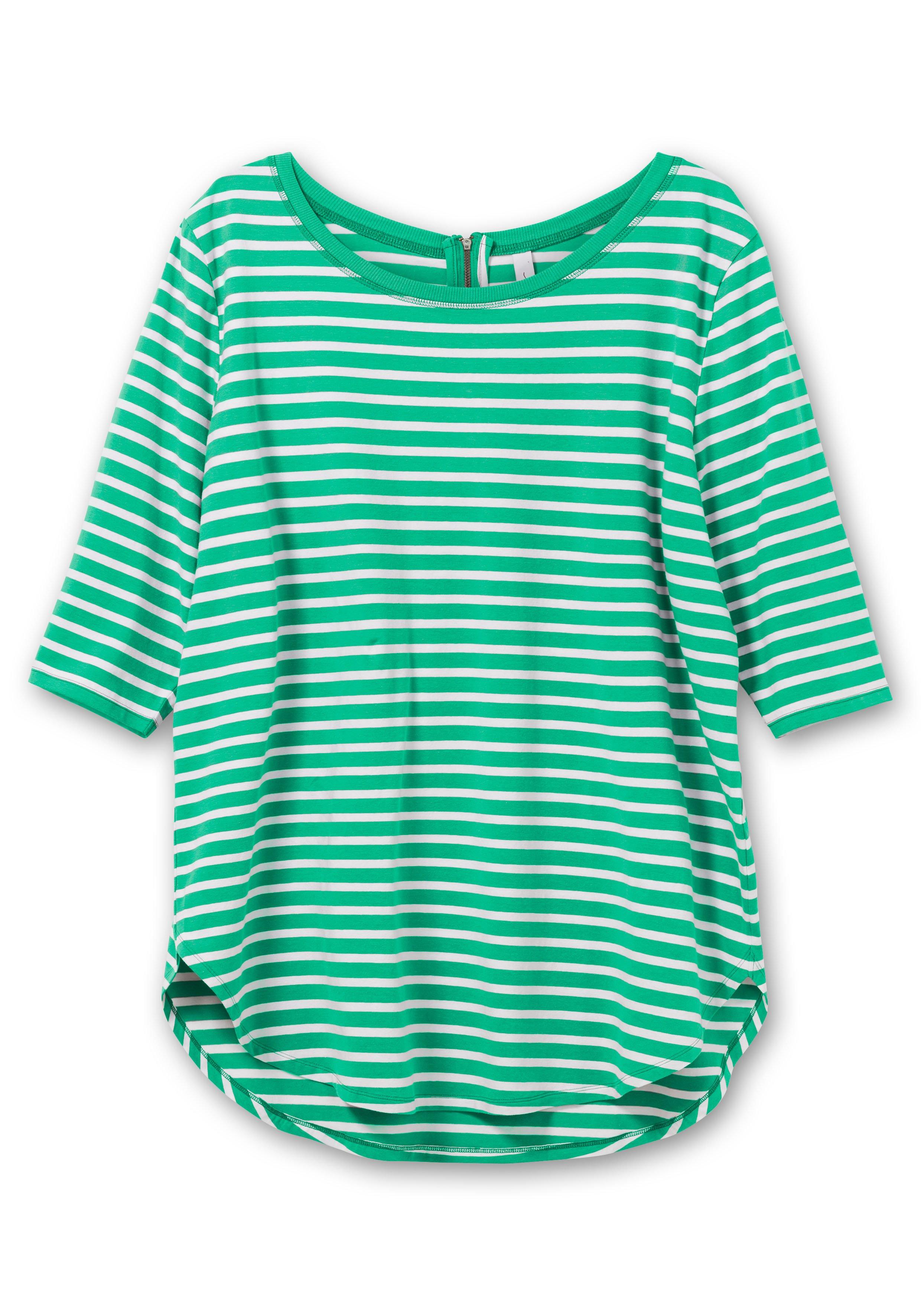 Longshirt in Oversized-Form mit Streifen