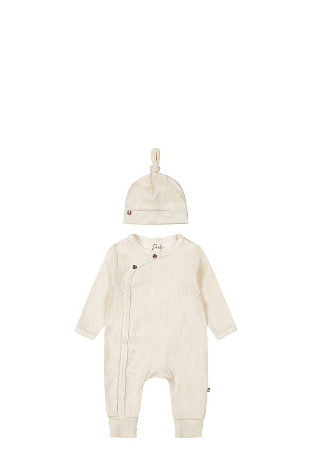 Dirkje boxpak + muts offwhite