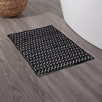 Sealskin badmat boho 60x90cm zwart