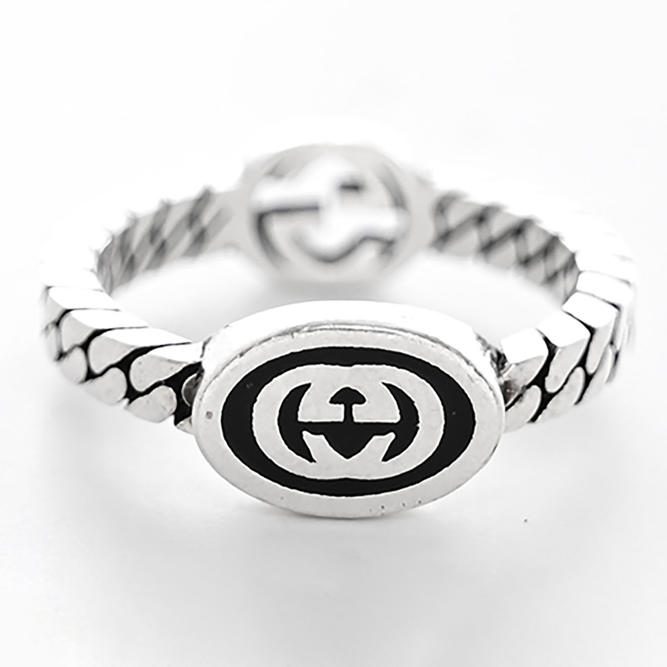 Gucci Bague en Argent argentée - Très bon état