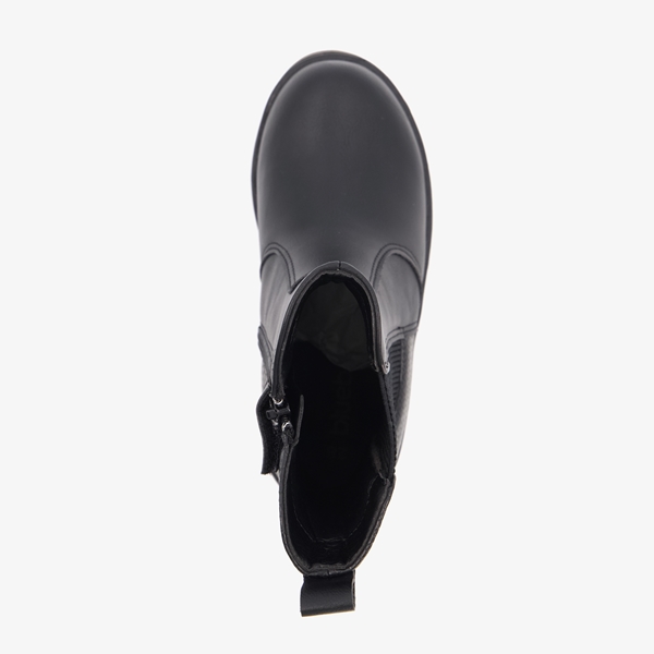 Blue Box meisjes chelsea boots zwart croco print