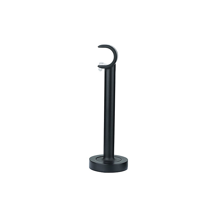Support moyen pour barre à rideau 19 mm Araxos GoodHome noir