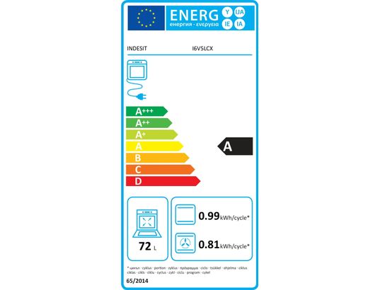INDESIT - Cuisiniere vitroceramique I6V5LCX