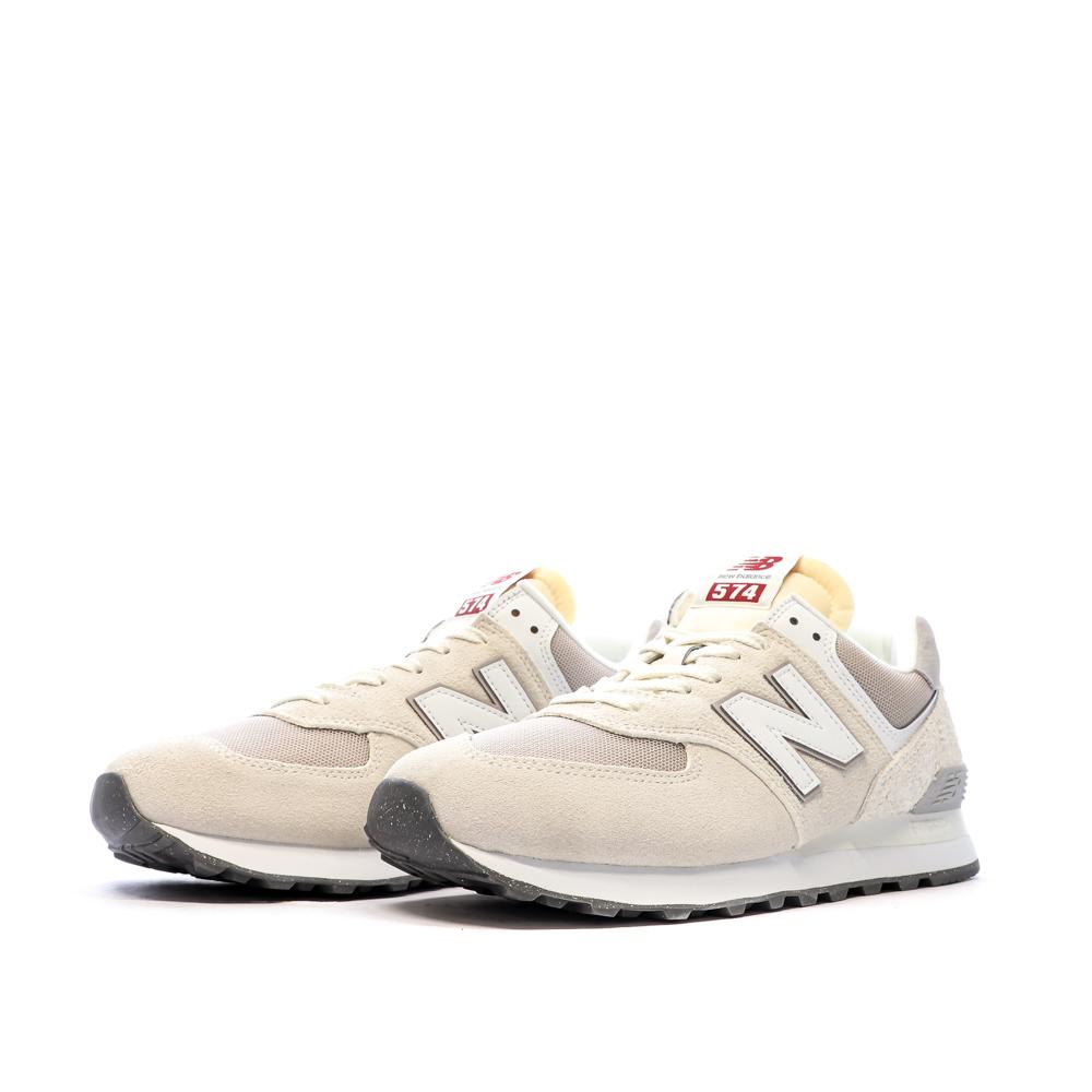 New Balance Baskets Beige/Blanc Homme New Balance 574