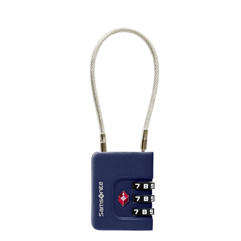 Samsonite TA Revolution Cablelock 3 Dial TSA Midnight Blue