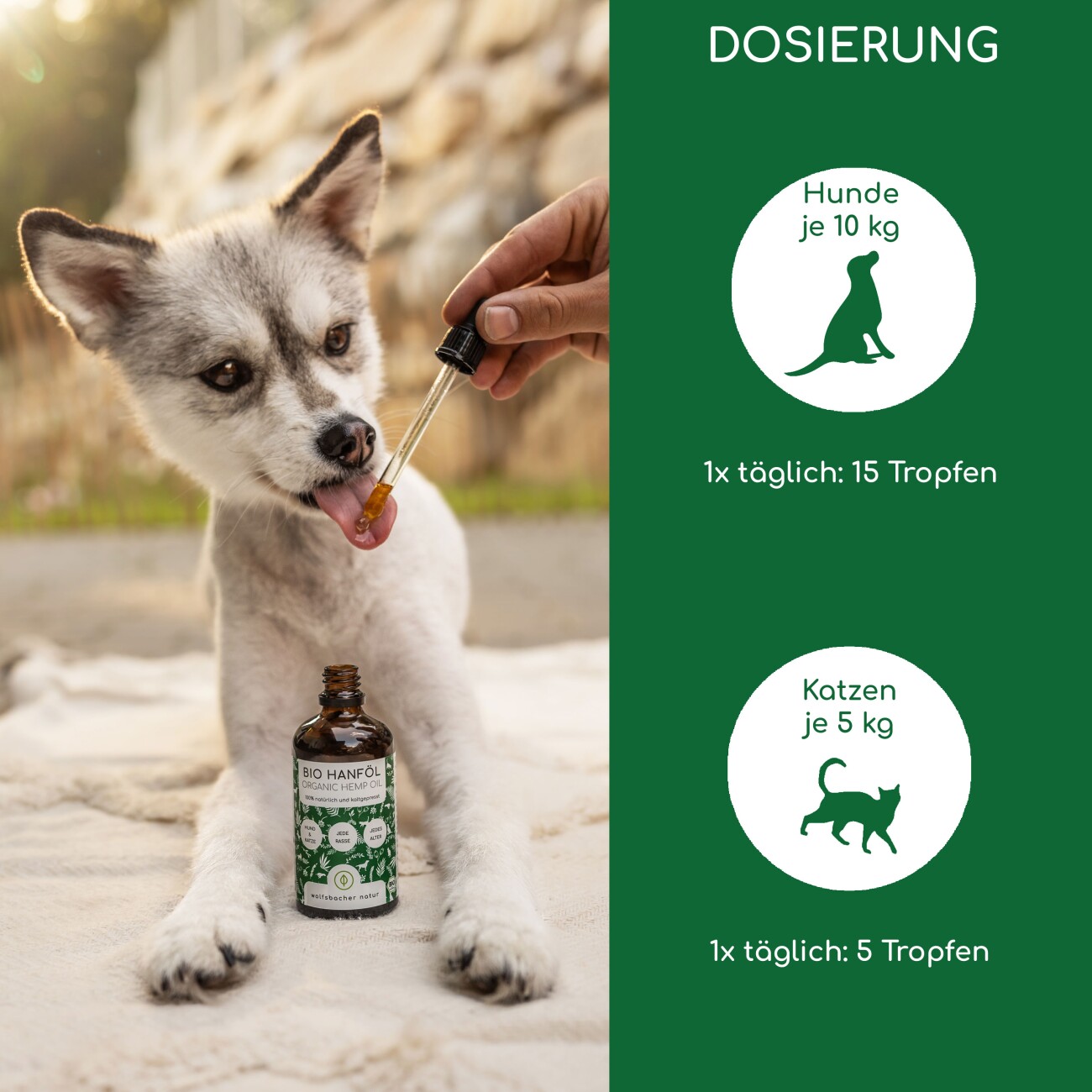 Wolfsbacher Natur Bio Hanföl 50 ml