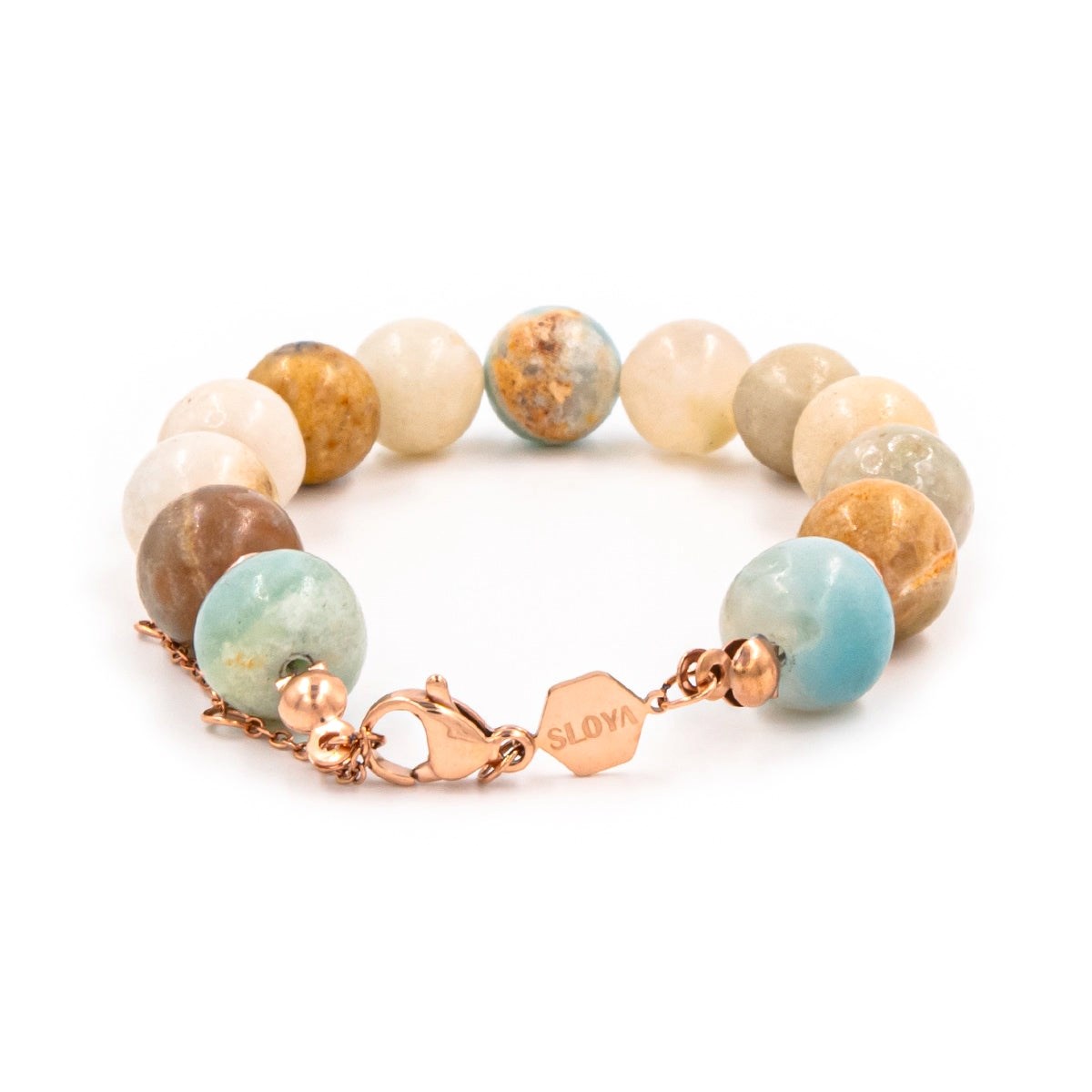 Bracelet Kamelia en pierres naturelles Amazonite