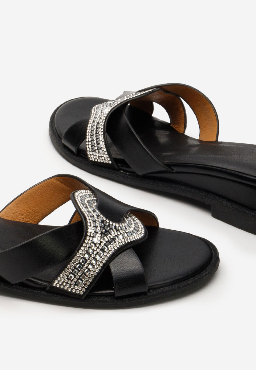 Mules femme noirs Julienne