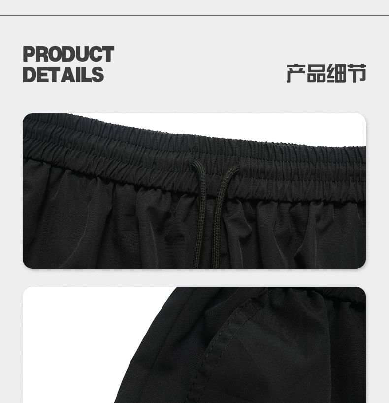Larvyre - Hoge taille effen cargo shorts