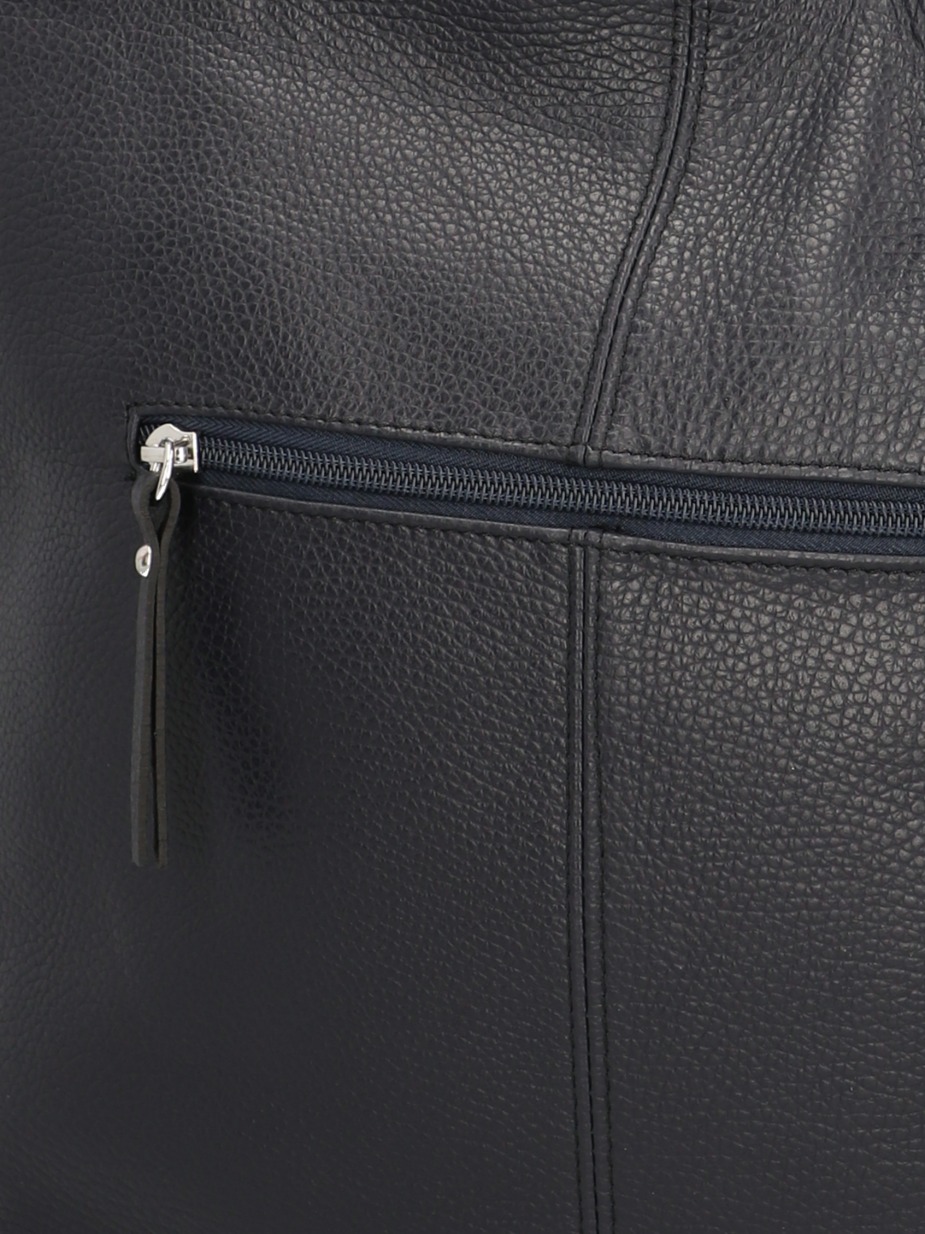 Veloursleder Hobo Bag