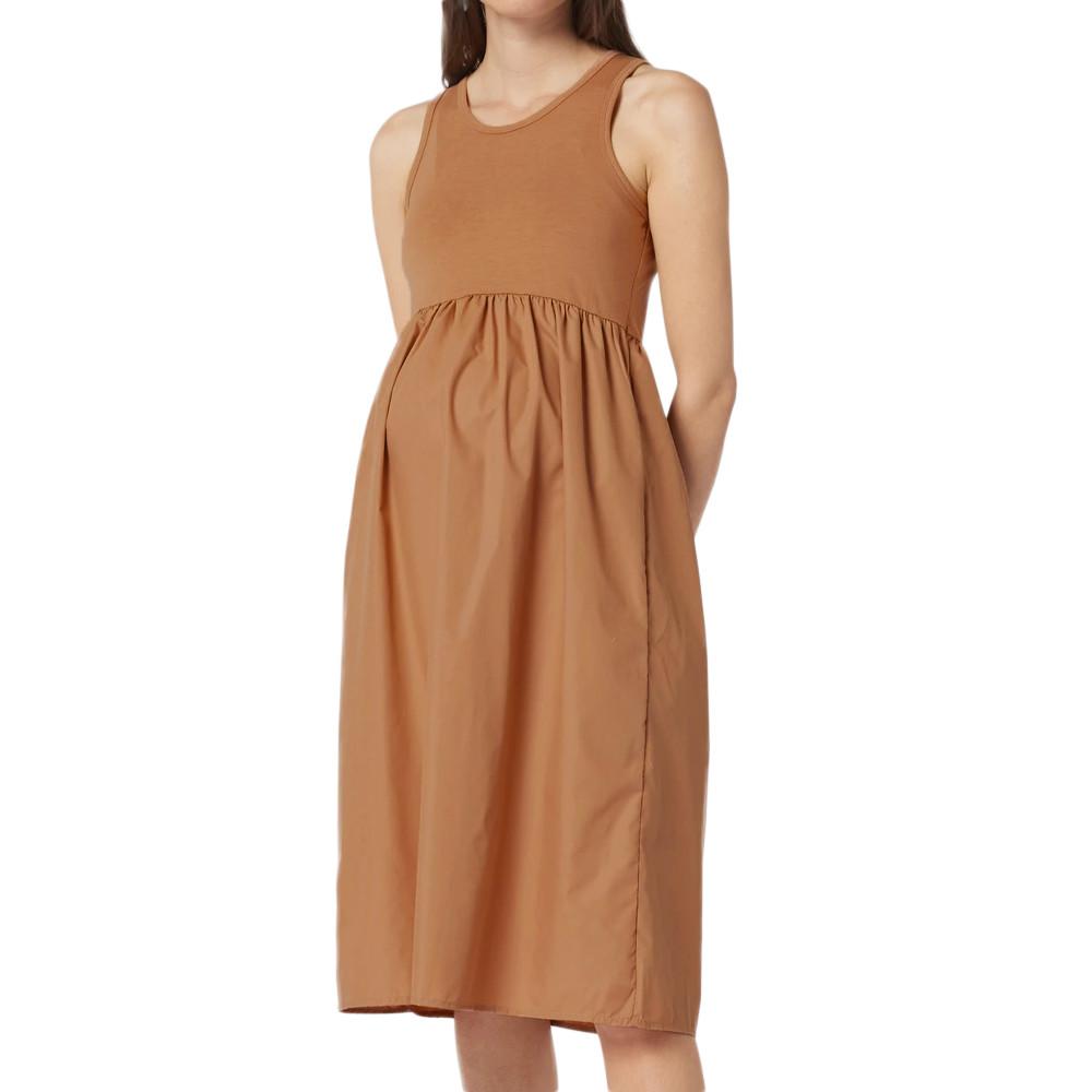 Mamalicious Robe Marron Femme Mamalicious Macy