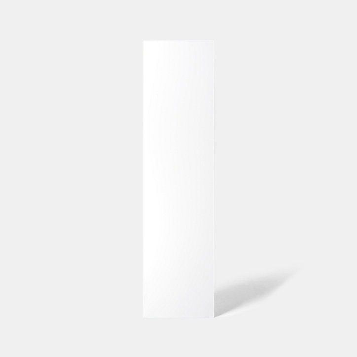 Joue de finition pour colonne XL électroménager Goodhome Stevia et Garcinia Blanc H. 240 cm x l. 61 cm x Ep. 18 mm