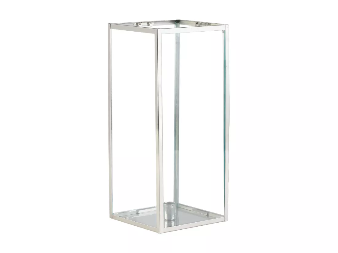Bougeoir Epoch argent moyen 35 x 15 x 15