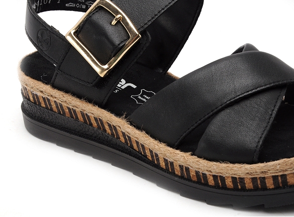 Rieker nu pieds talons femme v7951 noir