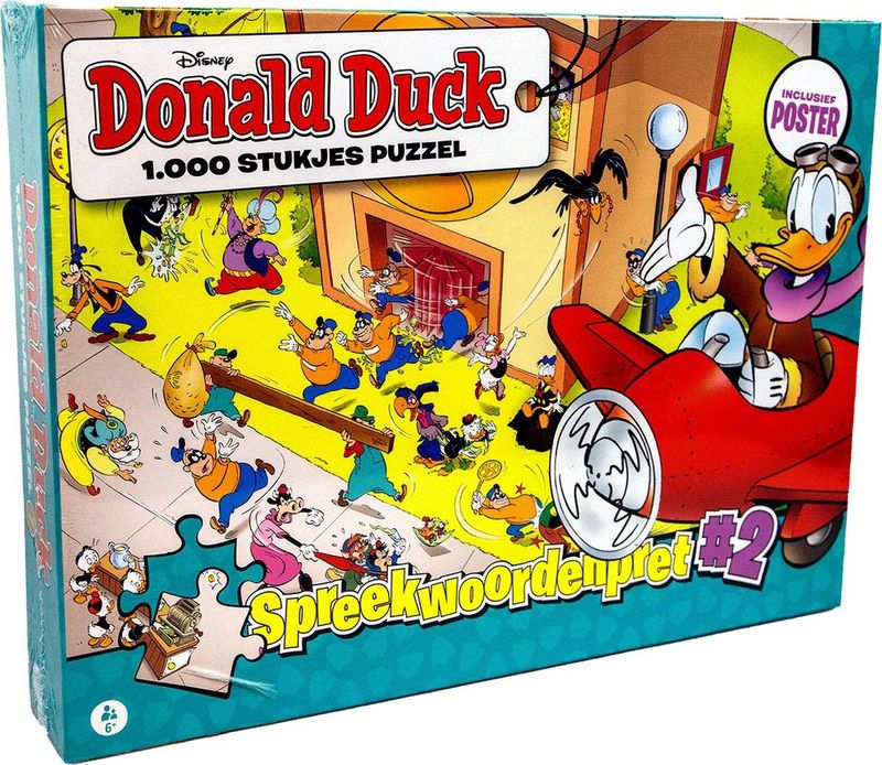 Donald Duck Spreekwoordenstrijd #2 (1000 Stukjes)