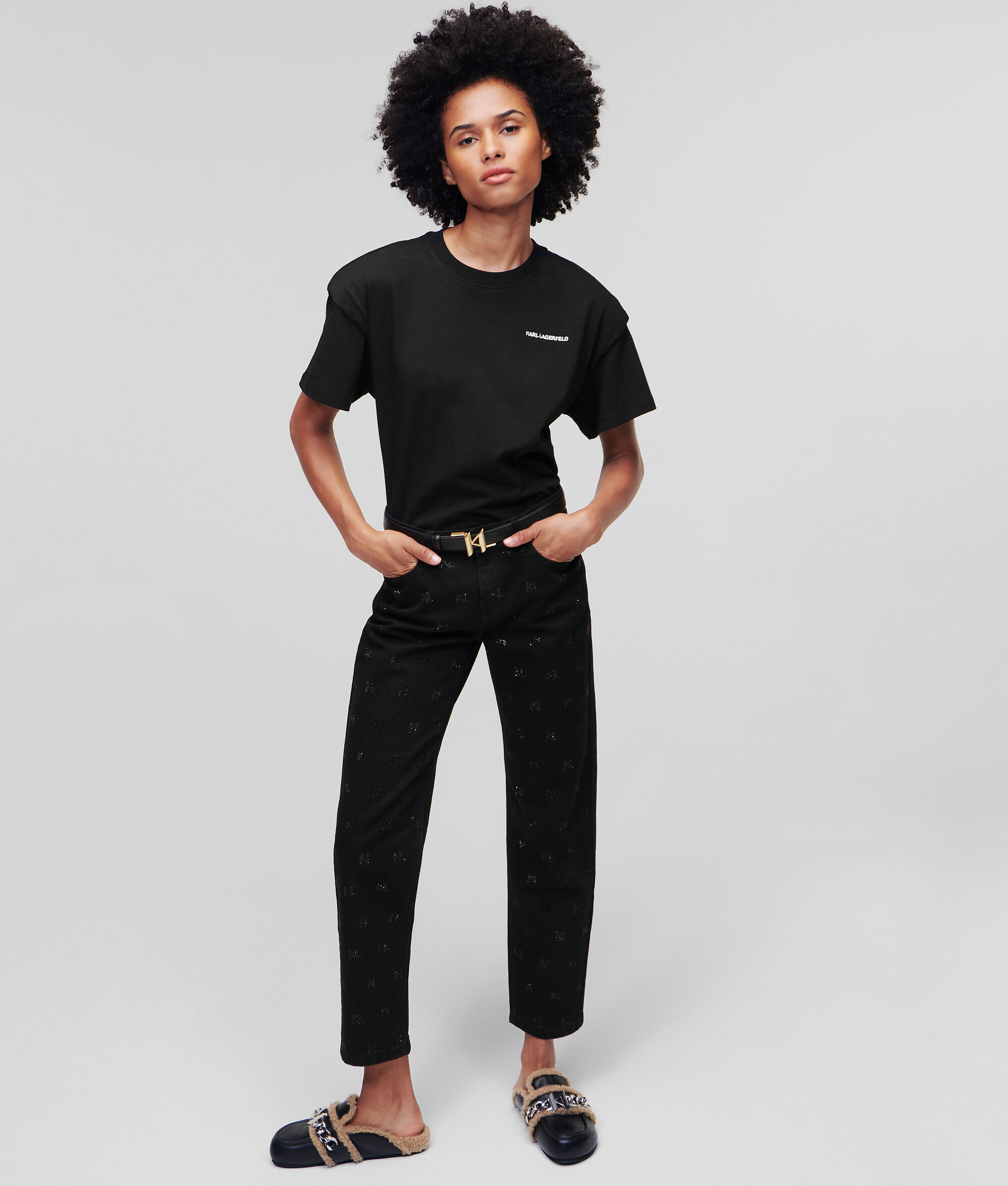 T-SHIRT AVEC ÉPAULETTES 