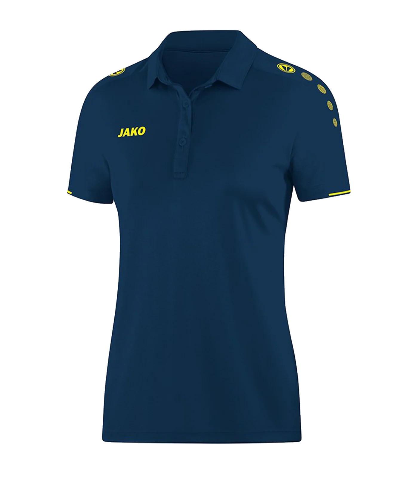 JAKO Classico Poloshirt Damen Blau Gelb F42