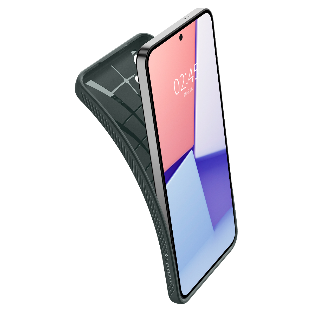 Samsung Galaxy S24 Liquid Air Case Gummi Hülle (ACS07348) - Abyss Green