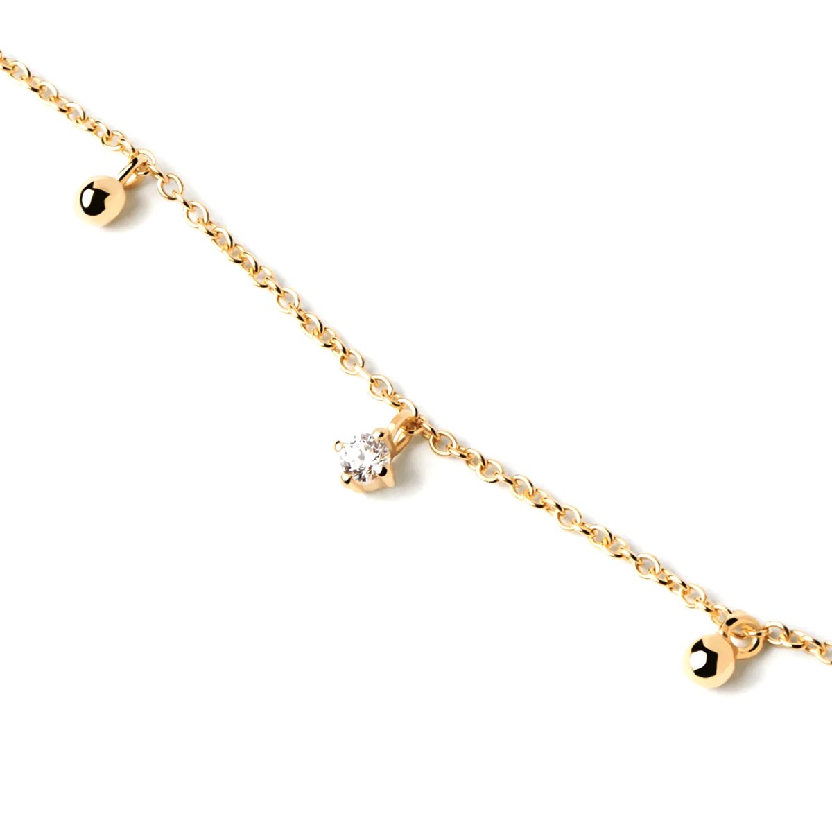 Collier PdPaola Love Triangle doré