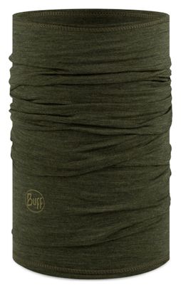 Tour de cou Buff Merino Lightweight Solid Bark - Kaki