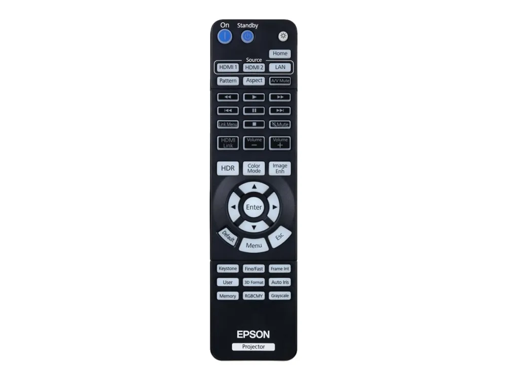 Epson EH-TW7000 - 3LCD-projektor - 3D - 3000 lumen (hvid) - 3000 lumen (farve) - 3840 x 2160 (2 x 1920 x 1080) - 16:9 - 4K - hvid