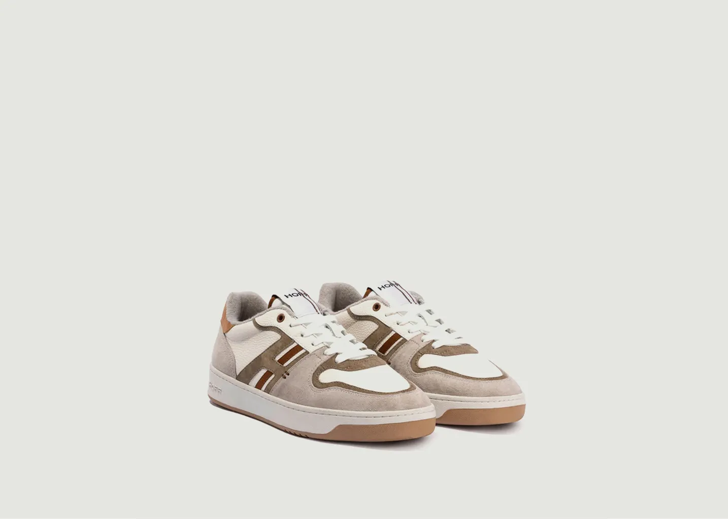 Sneakers Trocadero en cuir et tissu Hoff