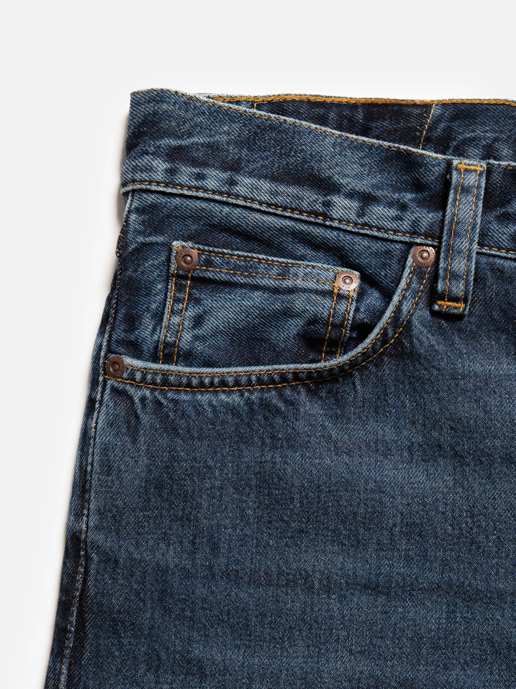 Nudie Jeans regular fit jeans Steady Eddy II blue soil