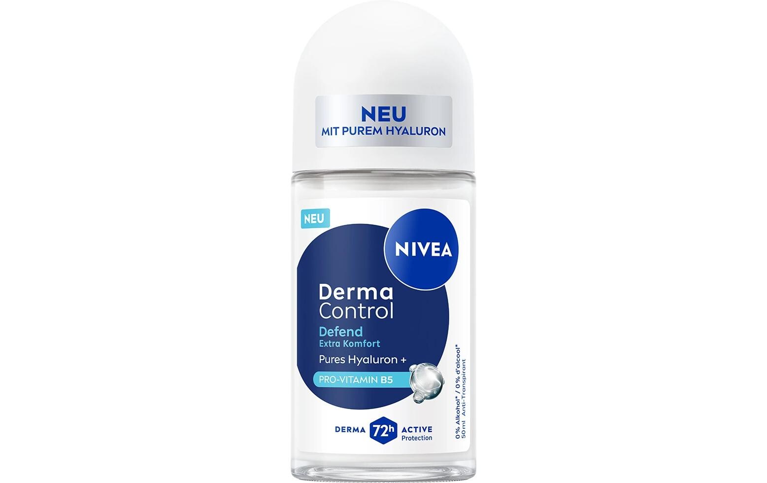 Deo Roll-on Derma Control Defend 50 mlDeo bietet ein sicheres, glattes Hautgefühl Tag für Tag