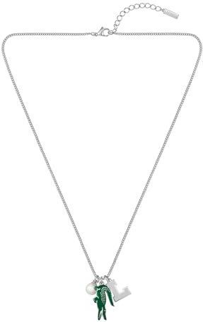 Lacoste - UMPIRE Collectie - Hanger Ketting - Roestvrij Staal - Met Verschillende Bedels