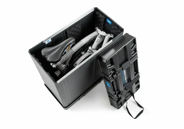 B&W bike.case foldon box S - Fragtkasse til cykel - ABS plastic, polypropylen - sort