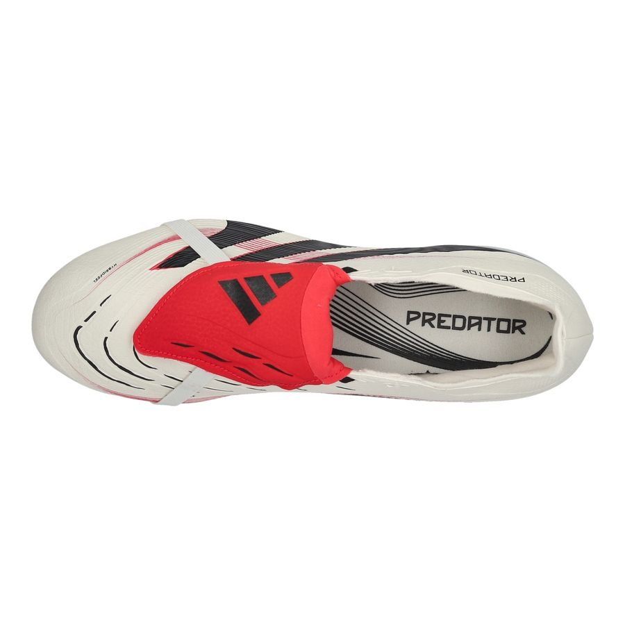 adidas Predator League Fold-over Tongue FG/AG Champagne - Blanc/Noir/Pure Ruby