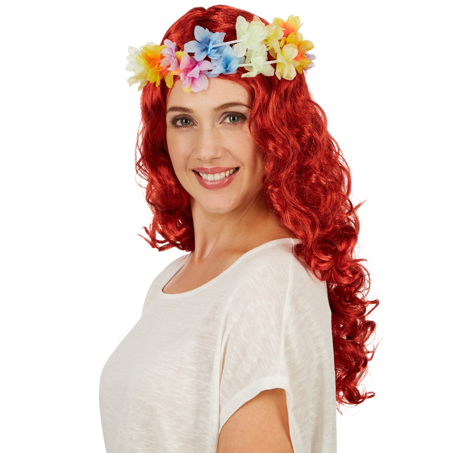 tectake® Frauenperücke, Locken Hawaii