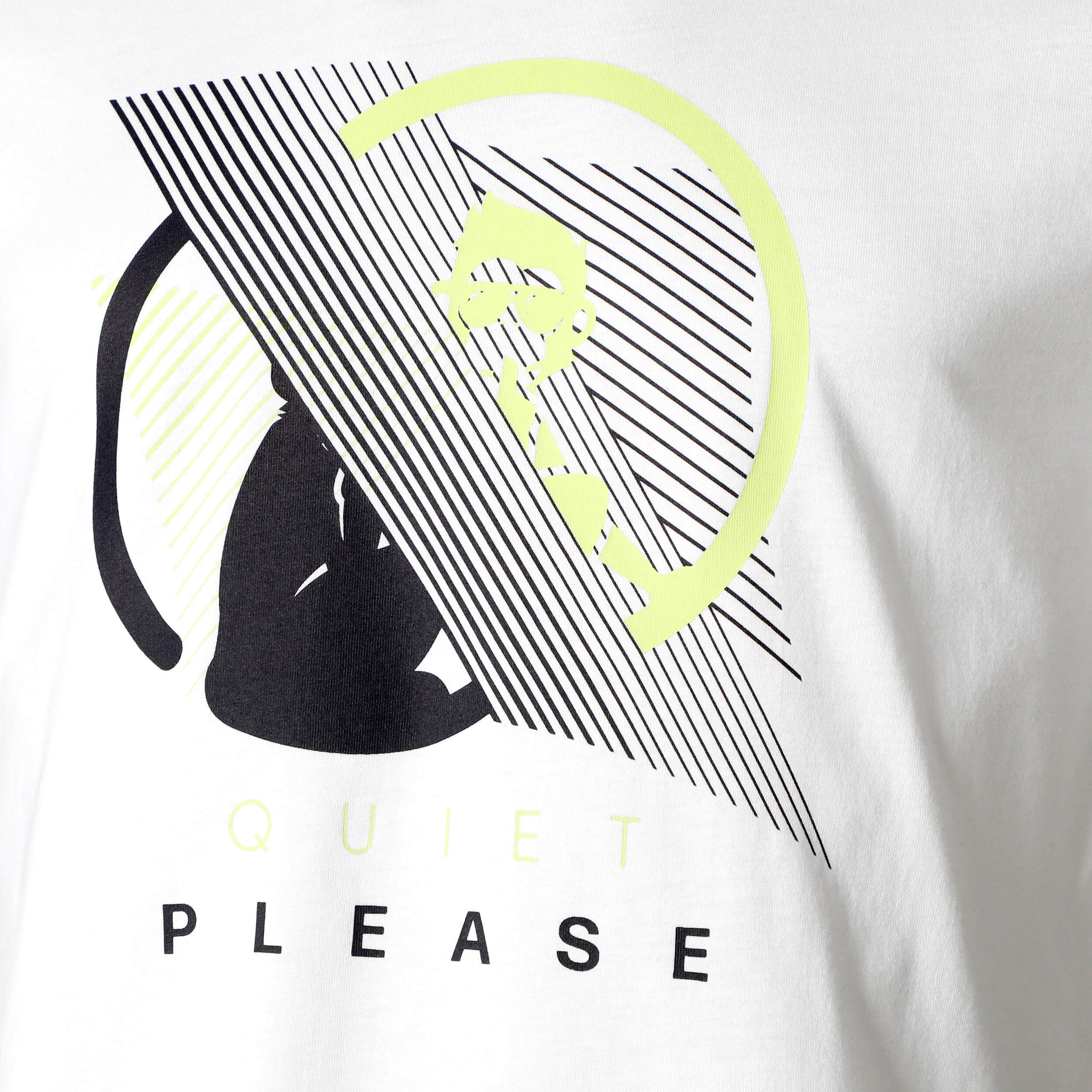 Quiet Please Portal T-shirt Hommes - Blanc