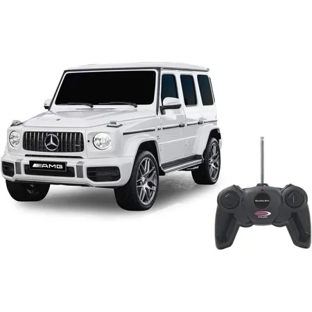 Jamara RC Mercedes-AMG G63 1:24 weiß 40MHz-offiziell lizenziert