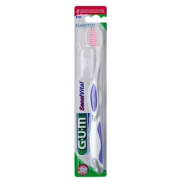 Gum Brosse à Dents N°509 Spécifique SensiVital Ultra Souple Lot de 2