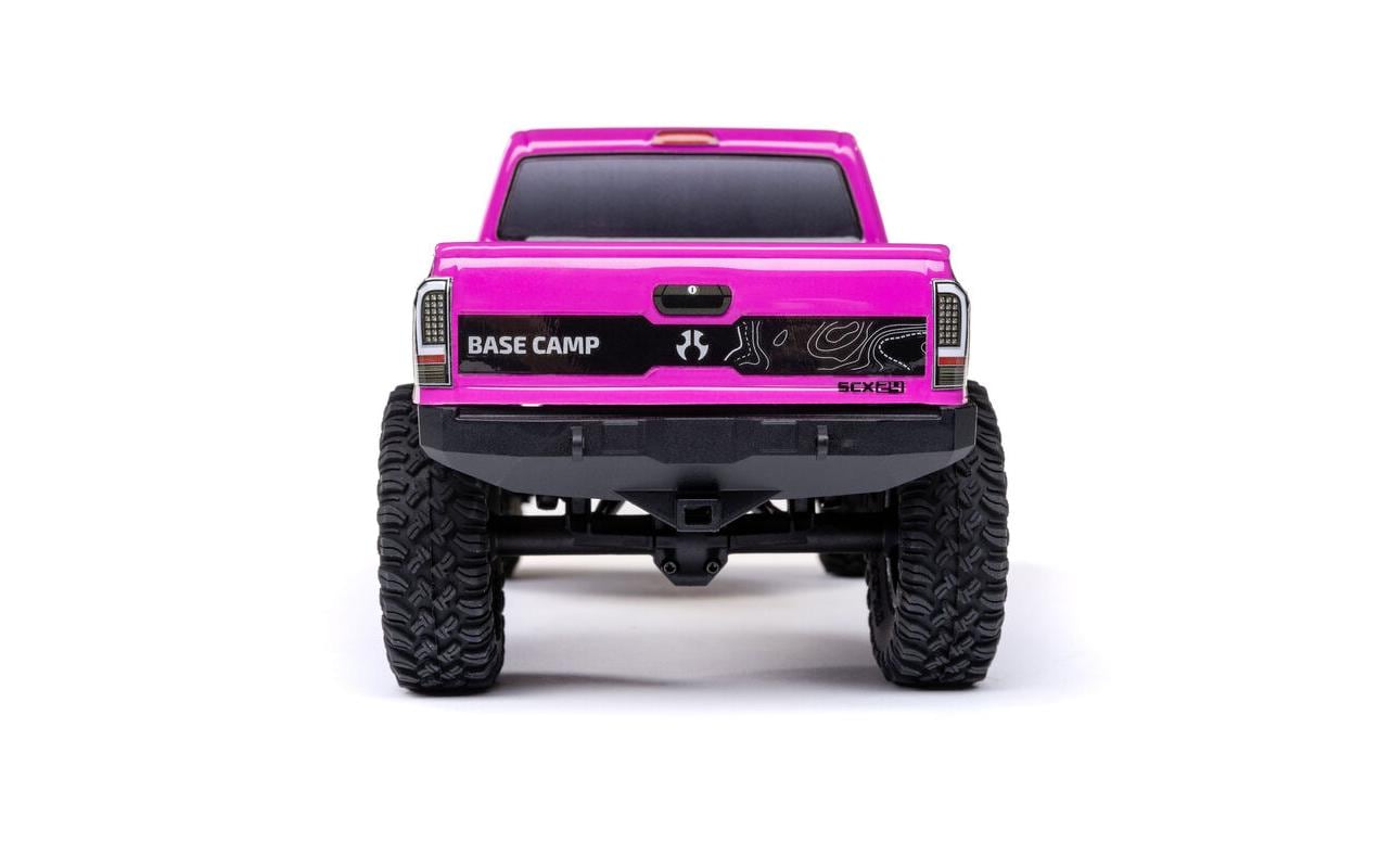Rock Crawler SCX24 Base Camp 4WD, Pink RTR 1:24<br>Rock Crawler Brushed RTR mit Akku & Ladegerät