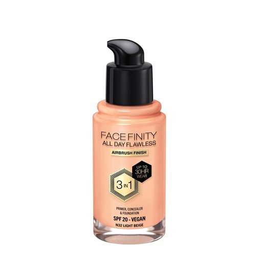 Max Factor Facefinity All Day Flawless 3 In 1 Foundation, N32