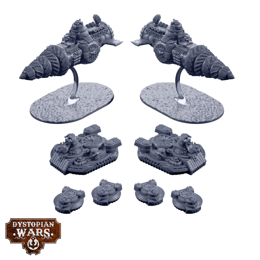 Dystopian Wars - Commonwealth Advanced Squadrons