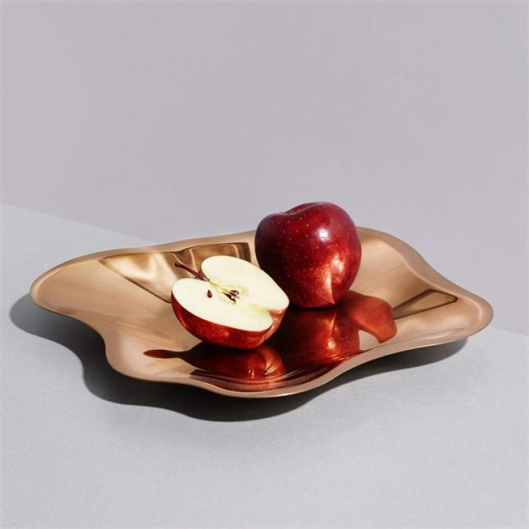 Iittala Alvar Aalto dienblad Ø35 rose goud