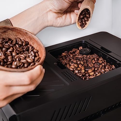 Cecotec Cafetière Superautomatique Compacte Cremmaet Compact. 1350 W, 19 Bars, Système de Chauffage par Thermobloc, Réservoir de 150 g de Café avec Moulin Intégré et 1,1 L, Nettoyage Automatique : Cuisine et Maison