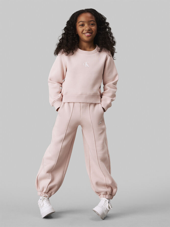 Calvin Klein CK LOGO FLEECE JOGGER Peach whip