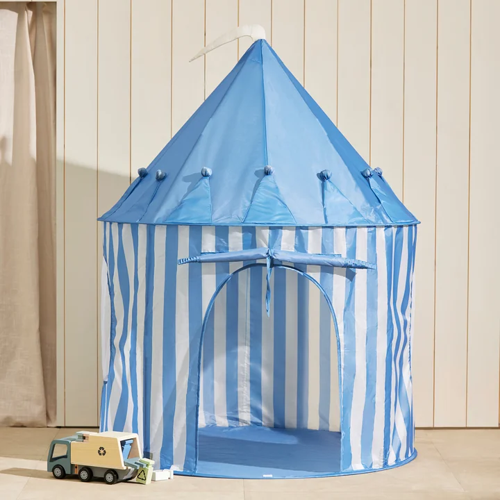 Kids Concept - Star Spielzelt, Ø 100 x H 130 cm, grau
