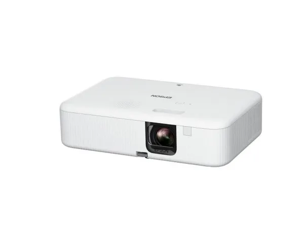 Epson CO-FH02 - 3LCD-projektor - bærbar - 3000 lumen (hvid) - 3000 lumen (farve) - Full HD (1920 x 1080) - 16:9 - 1080p - sort/hvid - Android TV